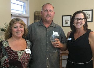 SFSB Board Member Lisa Rivas (right) with Dena and Tom Hardeman